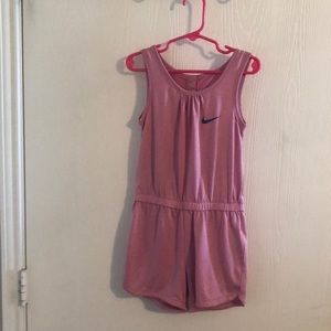 Nike Girls Size 6 Pink Romper